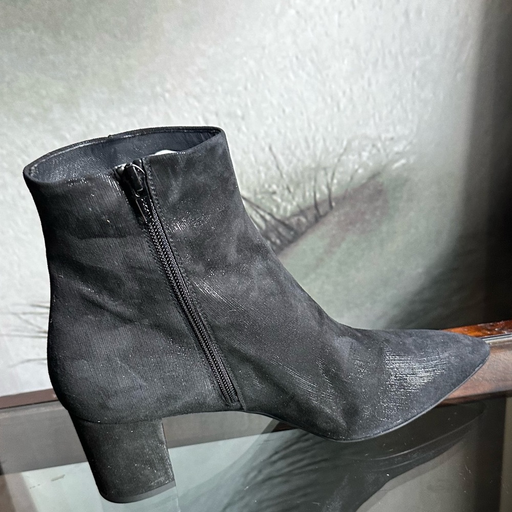🌸AGL🌸 Black Marette Leather Bootie size 42 - Picture 7 of 13